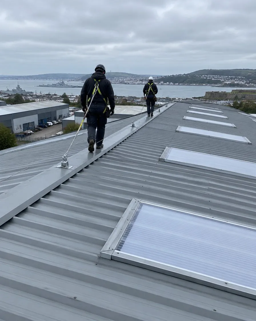 Commercial roofing in Crediton