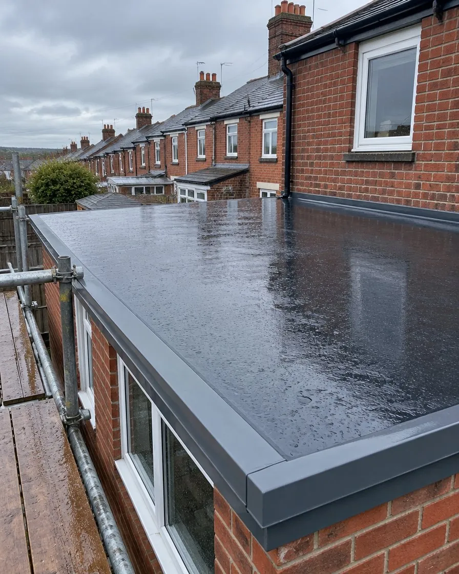 EPDM rubber roofing in Crediton