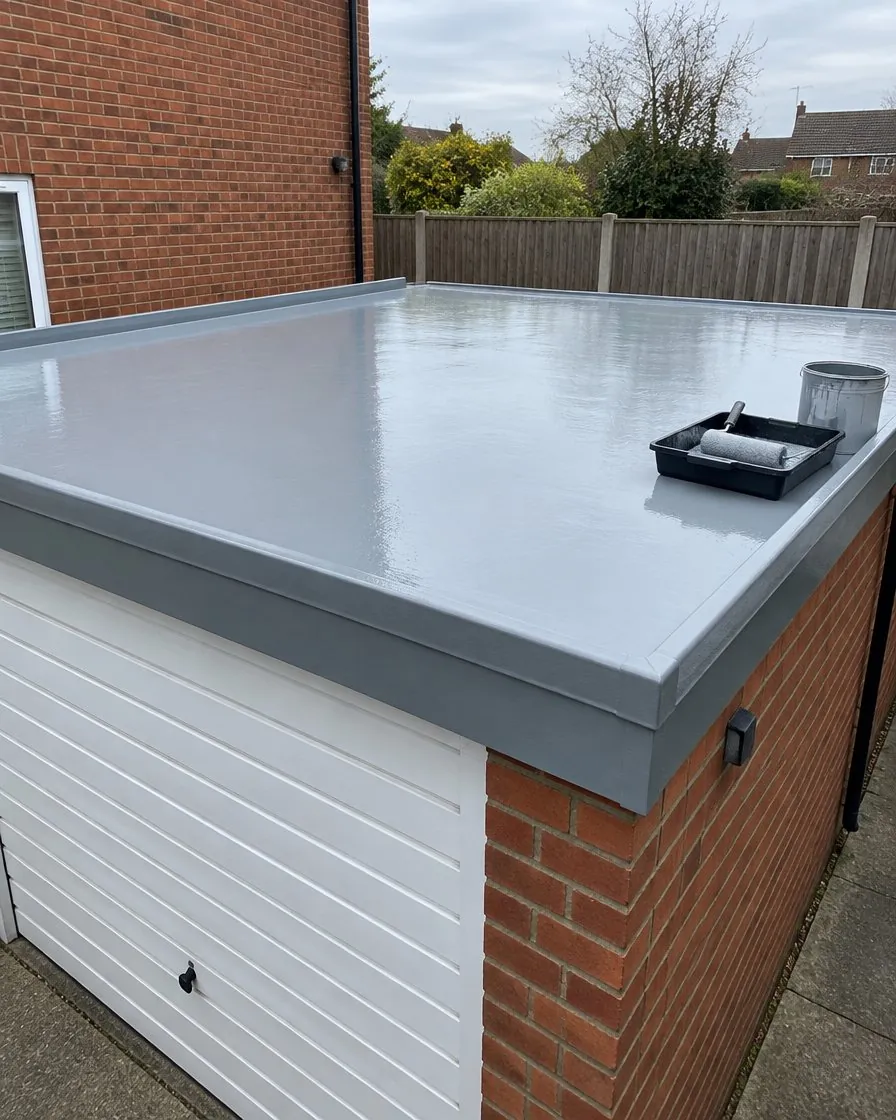 GRP fibreglass roofing in Crediton